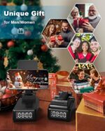 Enceinte Bluetooth 5 en 1 — Réveil, Chargeur sans fil & Support téléphone. Idée cadeau originale et utile. – Image 5