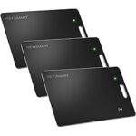 KEYSMART SmartCard Tracker GPS de Portefeuille, Rechargeable et réutilisable, Trou pour Porte-clés, Fonctionne avec l’Application Apple Find My, localisateur d’Objets (Noir, Pack de 3) – Image 7