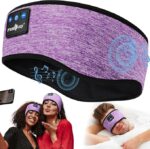 MUSICOZY Casque de sommeil Bluetooth 5.4, confortable et ultra léger, avec son Hi-Fi, autonomie de 14 heures, casque de sommeil confortable pour les personnes dormant sur le côté, les voyages. – Image 3