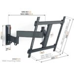 VOGELS Support mural Full Motion+ 32" - 65" Noir (TVM 3445) – Image 2